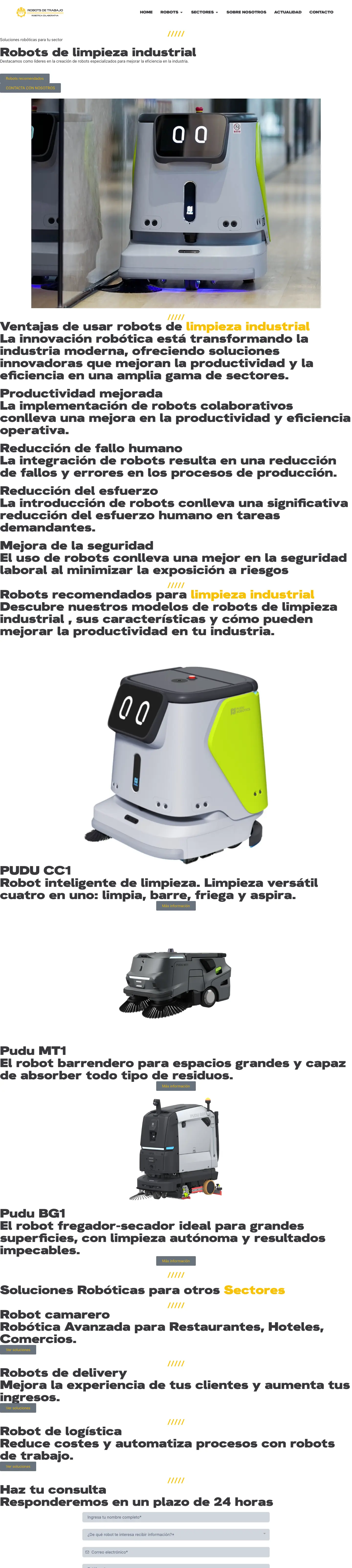 Robots de Trabajo · robotsdetrabajo.com/robots-de-limpieza-industrial