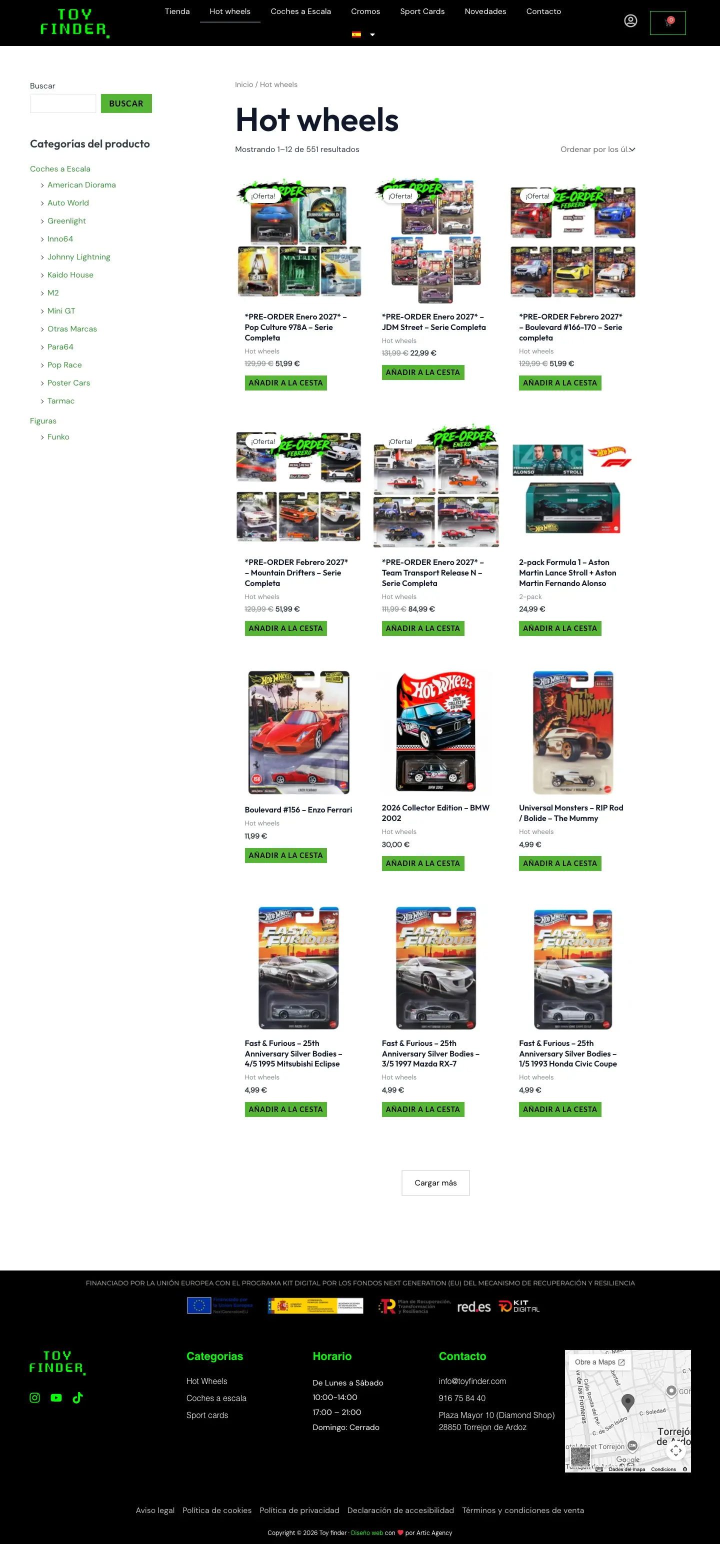 Toy Finder · toyfinder.es/hot-wheels