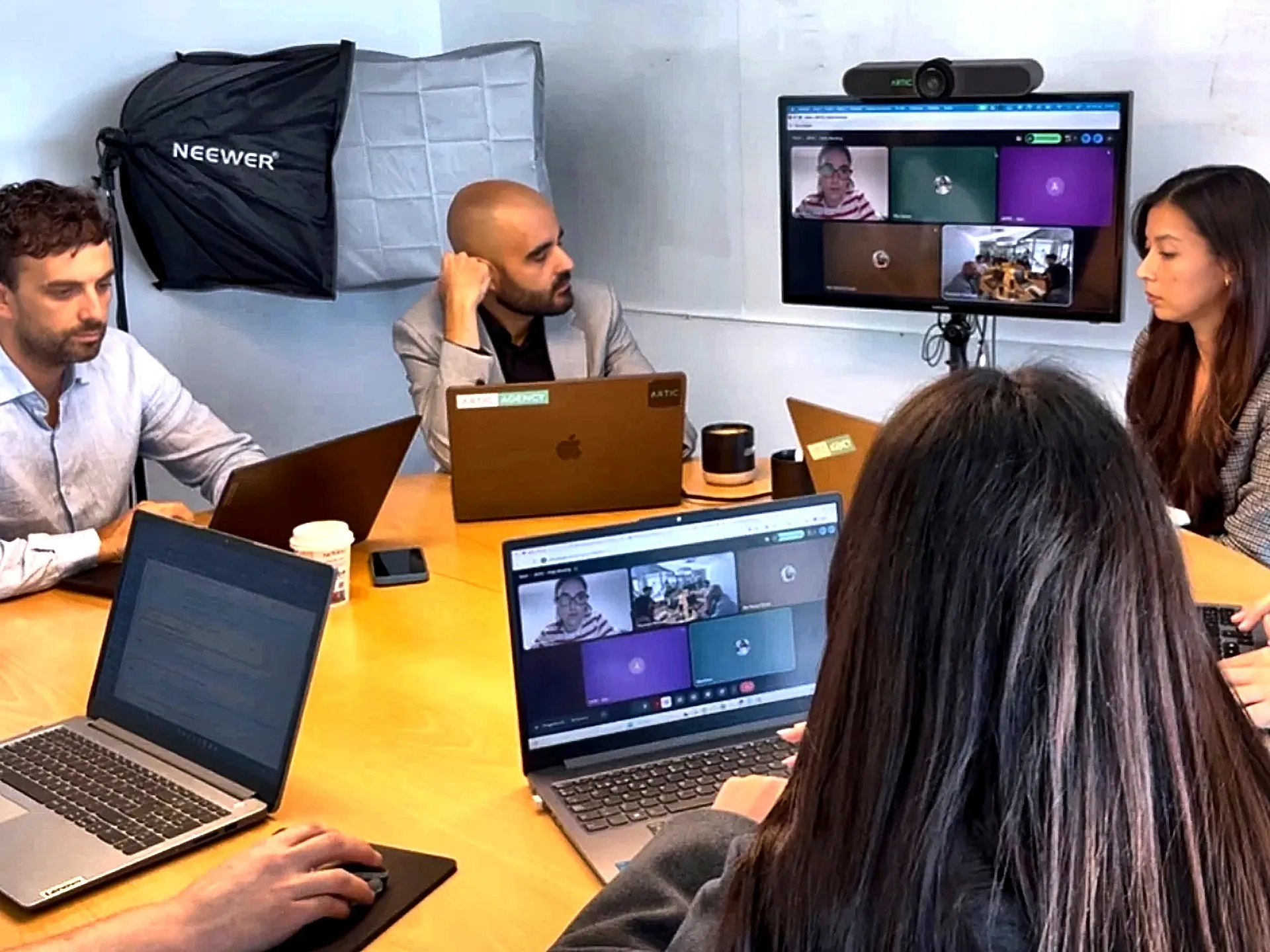 The ARTIC team in a project meeting