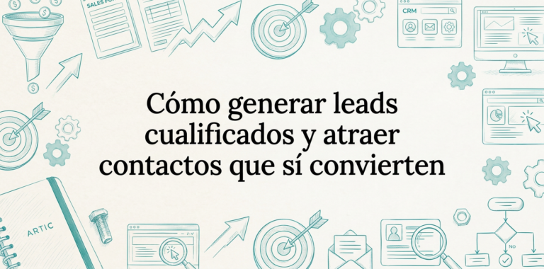 Equipo de marketing analizando cómo generar leads cualificados con una estrategia digital enfocada en conversión y negocio