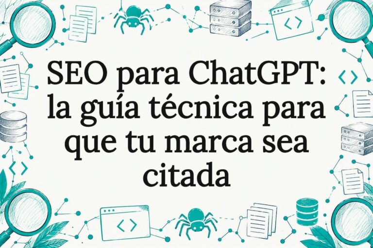 Targeta informativa sobre SEO per a ChatGPT